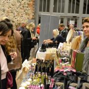 A scene from a previous Norfolk Christmas Fair at Godwick Great Barn. Picture: Supplied by Kate MacNicol