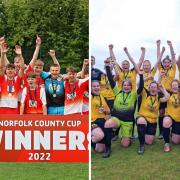 It was a double delight for Fakenham Town Football Club - after both its women’s team and the under 16s won cup competitions on the same day.