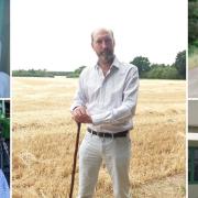 Having their say on plans for a new town in mid Norfolk are, clockwise from top left, Jennie Borgnis, Bill Borrett, Michael Davies, John Labouchere and George Freeman.