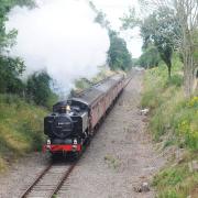 A train on the Mid Norfolk Railway.