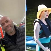 John Travolta at Fakenham Morrisons and Katherine Ryan paddleboarding on the River Wensum in Norwich.