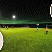 Christopher Cushing (top right) was a 3G pitch in Fakenham - Tim Adams believes a smaller team should scope out what funding is accessible to the council before a bid is made Picture: Christopher Cushing /Paul Heinrich/Simon Finlay