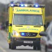 Two people have been taken to hospital following two separate crashes on the A148