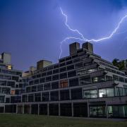 A yellow thunderstorm warning has been issued by the Met Office