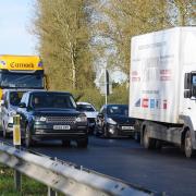 Drivers are facing delays across the county