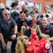 Elsie who was born with a life-threatening and rare condition affecting her lungs was made a princess for the day, as people and businesses in Fakenham transformed the town to celebrate her birthday