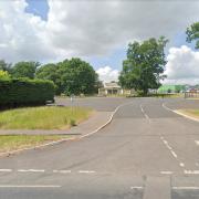 The site of the former Fakenham Grammar School site - where Norfolk County Council has announced its buildings will go on the market