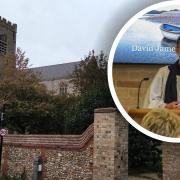 Rector Brenda Stewart (inset) of St Nicholas Church in Wells was speaking after hundreds of pounds in cash was stolen from the Norfolk church on October 15