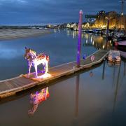 Wells Harbour has worked along with the Royal British Legion (RBL) to transform the lifeboat horse, into a war horse, for the period of remembrance