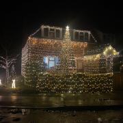 9000 lights have transformed James Brierley's home in Little Snoring, near Fakenham