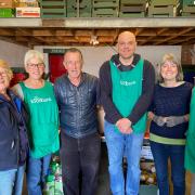 Volunteers at the Mid Norfolk Foodbank warehouse in Dereham