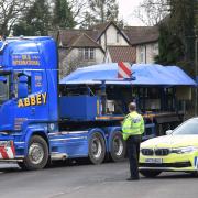 An abnormal load the weight of a plane is to cause delays tomorrow