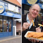 Marcus and Alanna French of French's fish and chip shop (Photo: Denise Bradley)