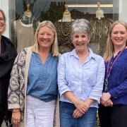 Fakenham Shop Manager Nicola Kendle (right) alongside (from left) Cluster Manager Naomi Munro, Area Manager Fran Elliott and Sales Assistant Lesley Hughes