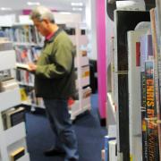 Anti-social behaviour has increased in Norfolk libraries. Inset: Gareth McDermott is among those banned from libraries