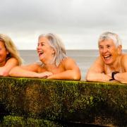 A group of wild swimmers have stripped off to pose for a naked calendar