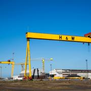 The Harland & Wolff shipyard in Belfast, which famously built the Titanic (Liam McBurney/PA)