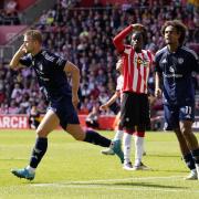 Matthijs de Ligt put Manchester United ahead at Southampton (Andrew Matthews/PA)