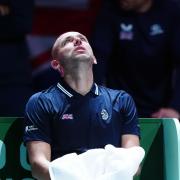 Dan Evans looks thoughtful during his loss to Denis Shapovalov (Mike Egerton/PA)