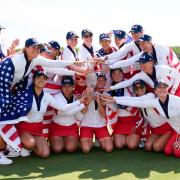 The United States held off a brave fightback from Europe to win the Solheim Cup for the first time since 2017 (Matt York/AP)