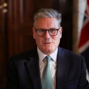 Prime Minister Sir Keir Starmer during a business breakfast at Villa Wolkonsky, Rome, Italy (Phil Noble/PA)